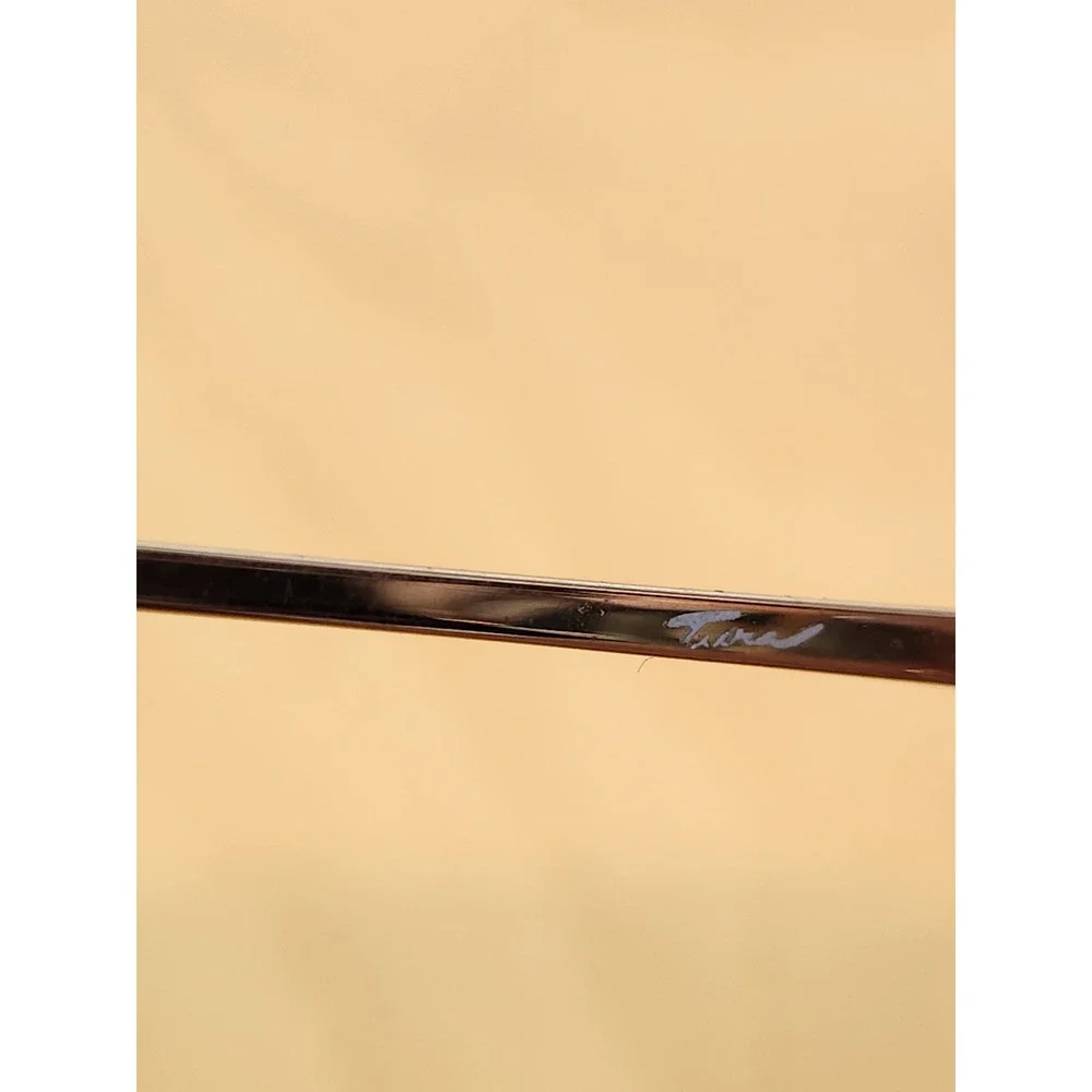 Vintage Tura MOD 724 DAM Gold Cat Eye Eyeglass‎ Frame 56-15 Japan 140mm